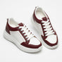 White * Burgundy